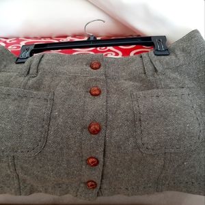 American Eagle Outfitters Mini Skirt, Grey, Size 12